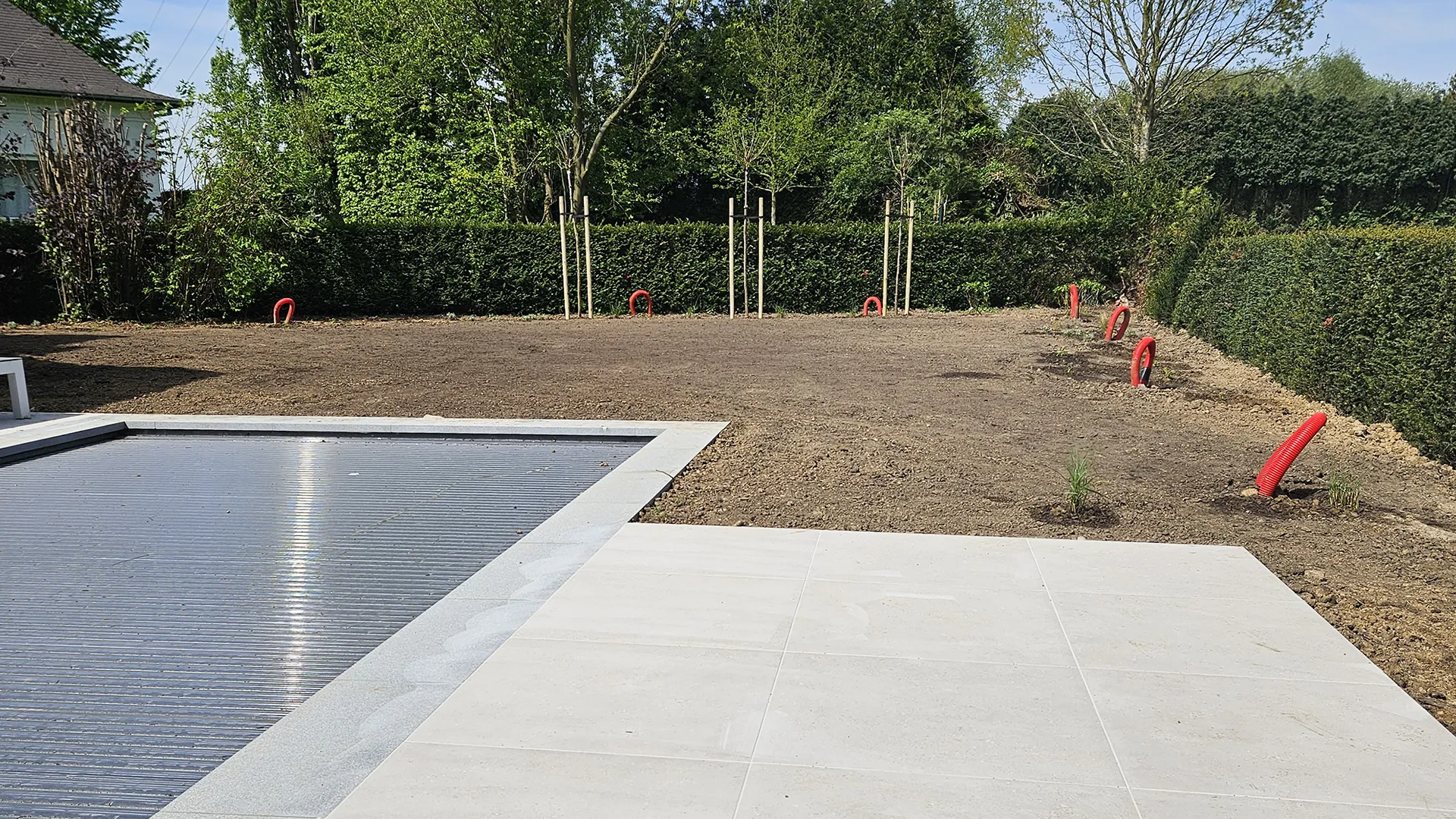 dallage contour de piscine